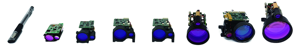 测距模组三折页无人机款 使用中