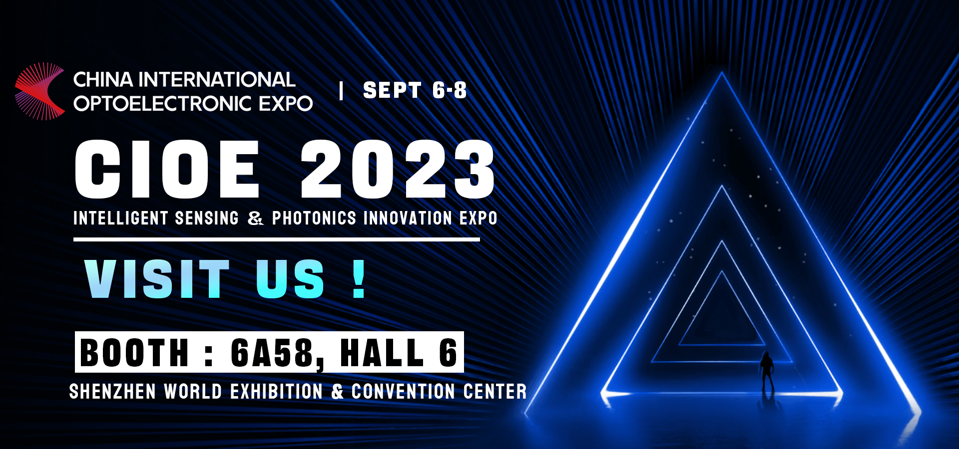 The 24th CIOE will be help in Sept. 6-8, Lumispot Tech will be one of the exhibitor .